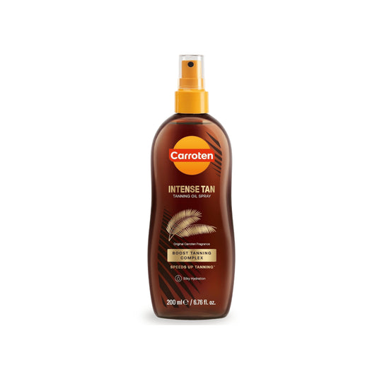 Carroten Intensive Tanning Oil Spray | Browning Oil Tan Accelerator | Vitamin E with Carrot & Coconut Oils | Water-Resistant, Silky Hydration | Coconut Fragrance | Made in Greece | 6.7 oz